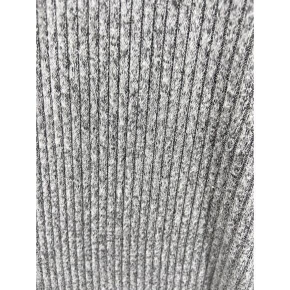 Soma Cardigan Womens XXL 2X Plus Gray Open Front Long-Line Pockets Ribbed - Picture 9 of 11